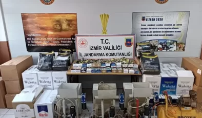 İzmir’deki tütün kaçakçılığı operasyonunda gözaltına alınan 2 kişi tutuklandı