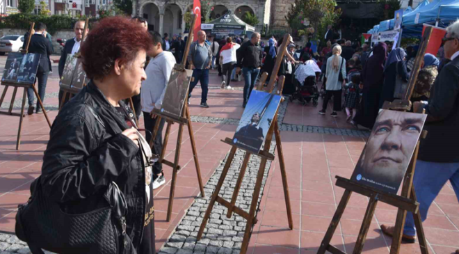 Ülkü Ocakları Aliağa İlçe Başkanlığından Atatürk Sergisi