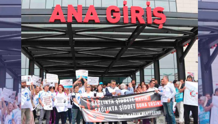 İzmir’de Sağlık Çalışanlarına Şiddette Meslektaşlarından Tepki
