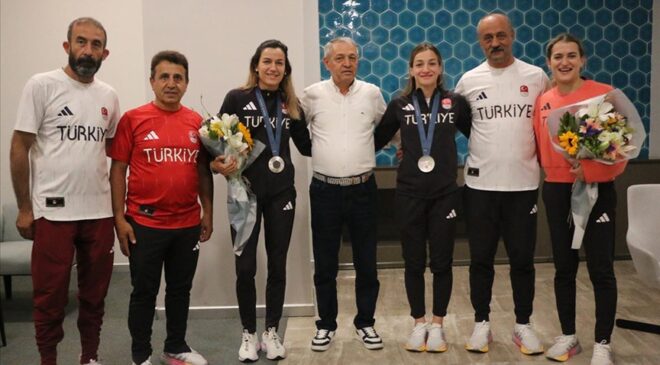 Paris 2024 Olimpiyat Oyunları’nda mücadele eden milli sporcular, yurda döndü