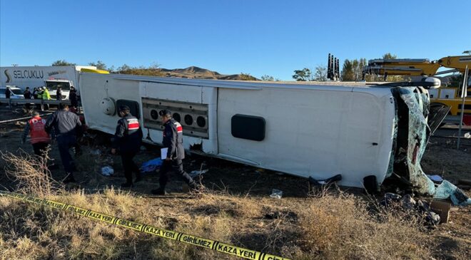 Aksaray’da otobüs kazası: 6 ölü, 34 yaralı!