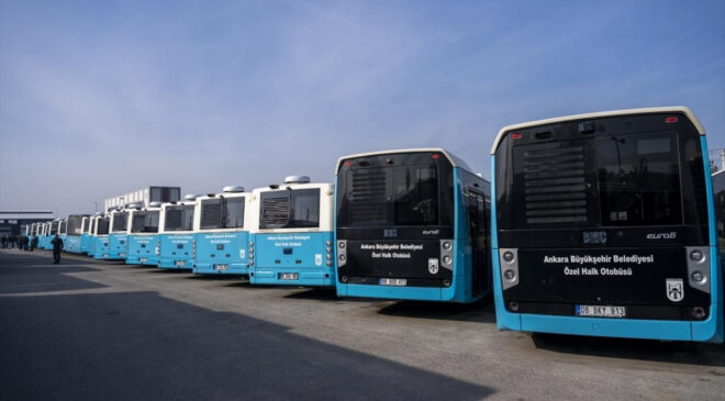 Ankara’da özel halk otobüsleri, 1 Şubat’tan itibaren ücretsiz, abonman, indirimli yolcu taşımama kararı aldı