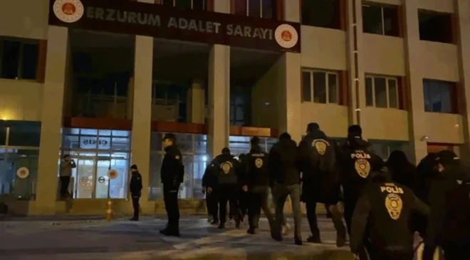 Erzurum merkezli araç kiralama dolandırıcılığı soruşturmasında 83 zanlı tutuklandı