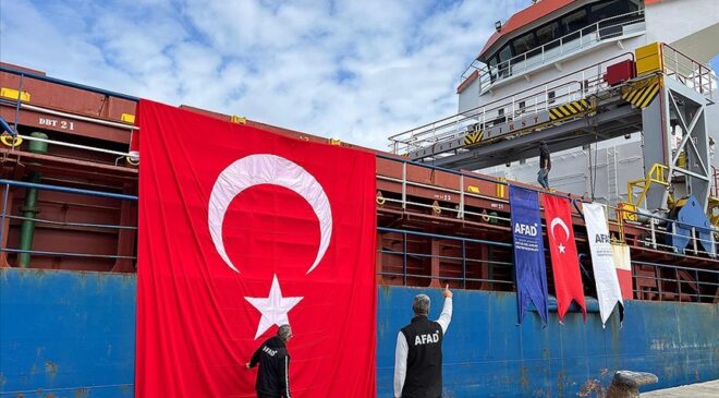 Türkiye’den Gazze’ye gönderilen insani yardımlar 96 bin 131 tona ulaştı