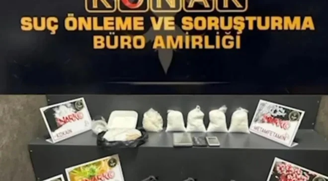 İzmir’de zehir tacirlerine baskın !