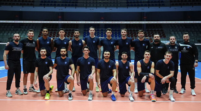 Altekma voleybol takımında Avrupa hesapları Voleybol SMS Grup Efeler Ligi’nde sezonun bitimine 2 hafta kala play-off’u garantileyen İzmir temsilcisi Altekma, tarihinde ilk defa Avrupa kupalarına gitmeyi hedefliyor.