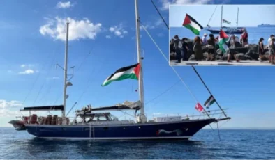 İsrail, Gazze’ye yardım taşıyan Madleen gemisinde alıkoyduğu 4 aktivisti sınır dışı ediyor