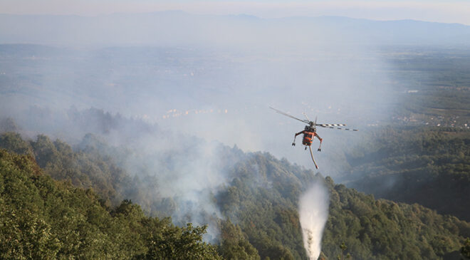 Alevlerle mücadele canla başla sürüyor