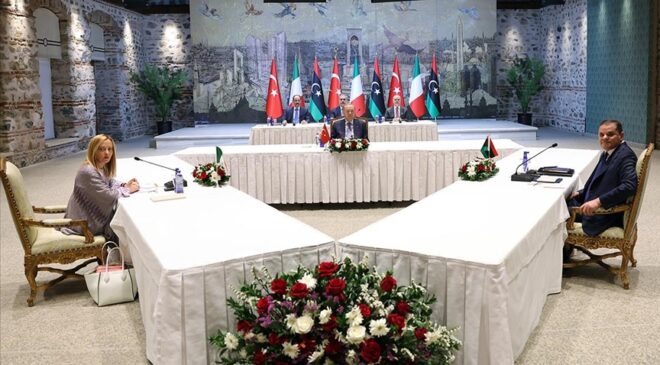 Türkiye, İtalya ve Libya İşbirliği Zirvesi İstanbul’da gerçekleştirildi