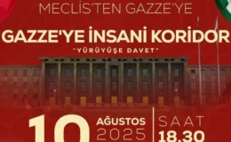 Anadolu’dan Meclis’e GAZZE İÇİN VİCDAN YÜRÜYÜŞÜ , Tüm Türkiye’yi  Bekliyoruz !!!