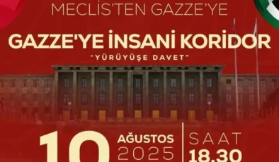 Anadolu’dan Meclis’e GAZZE İÇİN VİCDAN YÜRÜYÜŞÜ , Tüm Türkiye’yi  Bekliyoruz !!!