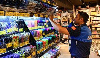 Ticaret Bakanlığı ekipleri yeni eğitim öğretim yılı öncesi kırtasiye ve okul ürünlerini denetledi
