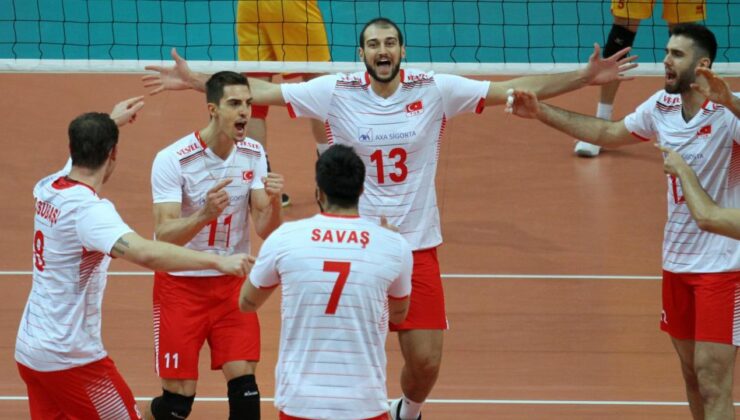 A Milli Erkek Voleybol Takımı, Hollanda’yı 3-1 yenerek tarihinde ilk kez çeyrek finale yükseldi