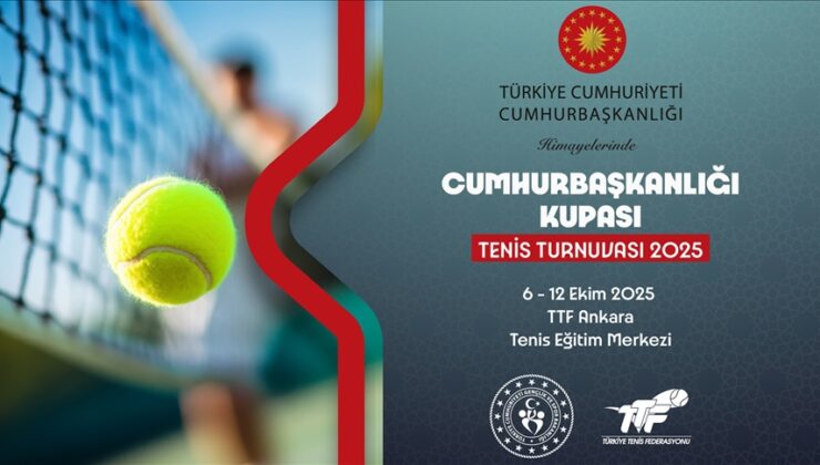 Cumhurbaşkanlığı Kupası Tenis Turnuvası ilk kez düzenlenecek