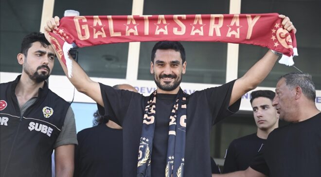 Galatasaray’ın transfer görüşmelerine başladığı İlkay Gündoğan, İstanbul’a geldi