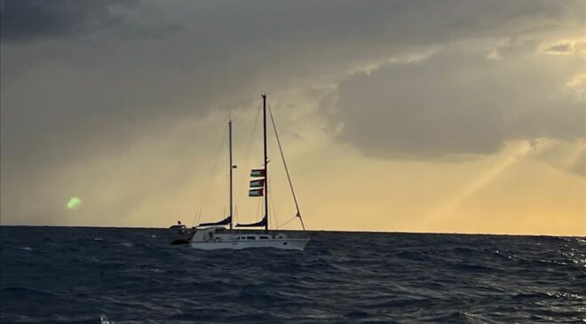 Küresel Sumud Filosu’na Yunanistan SAR bölgesinde dronlarla saldırı yapıldı