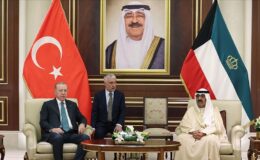 Cumhurbaşkanı Erdoğan, Kuveyt Emiri el Sabah ile bir görüşme gerçekleştirdi