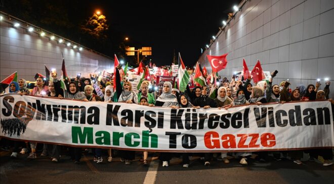 Ankara’da “Gazze Kararlılık Yürüyüşü” düzenlenecek
