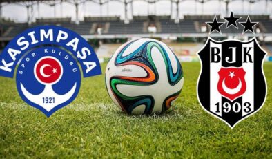 Beşiktaş Süper Lig’de yarın Kasımpaşa’ya konuk olacak