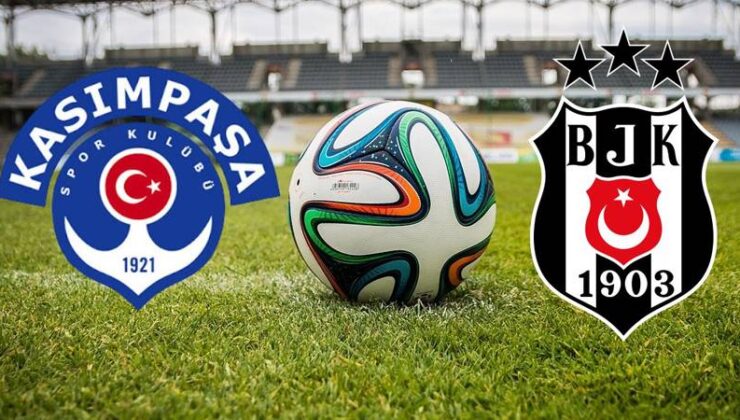 Beşiktaş Süper Lig’de yarın Kasımpaşa’ya konuk olacak