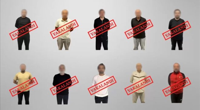 Kırmızı bültenle ve ulusal seviyede aranan 10 suçlu Türkiye’ye getirildi