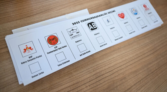 KKTC’de halk cumhurbaşkanı seçimi için sandık başında