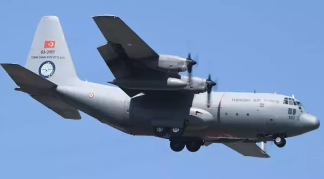 MSB: C130 Kargo uçağımız Gürcistan’da düştü