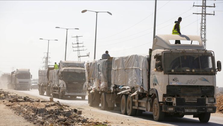 Ateşkesin yürürlüğe girmesinden bu yana Gazze’ye sadece 3 bin 203 yardım tırı ulaştı