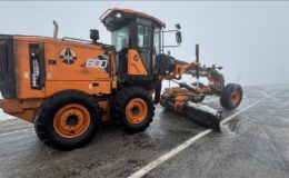 Ulaştırma ekiplerinin karla mücadele mesaisi başladı