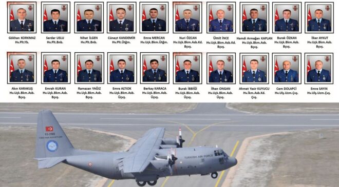 Azerbaycan-Gürcistan sınırında düşen kargo uçağının enkazında incelemelere başlandı