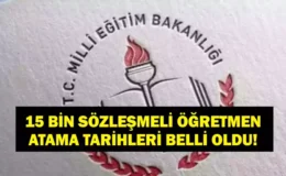 15 bin öğretmen 24 Kasım’da atanacak