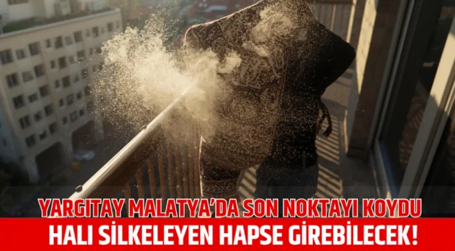 Komşusunun balkonuna halı silkeleyen sanığa “huzuru bozma” cezası