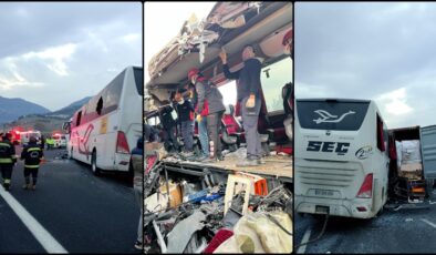 Osmaniye’de yolcu otobüsünün tıra çarptığı kazada 7 kişi hayatını kaybetti, 11 kişi yaralandı