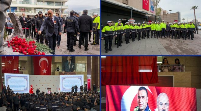 Şehit polis Fethi Sekin Elazığ’da kabri başında anıldı