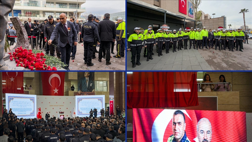 Şehit polis Fethi Sekin Elazığ’da kabri başında anıldı