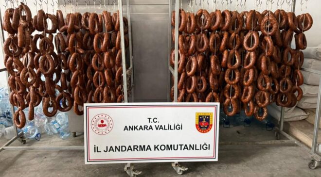 Ankara’da yaklaşık 9,7 milyon liralık kayıt dışı gıda ürünü ele geçirildi