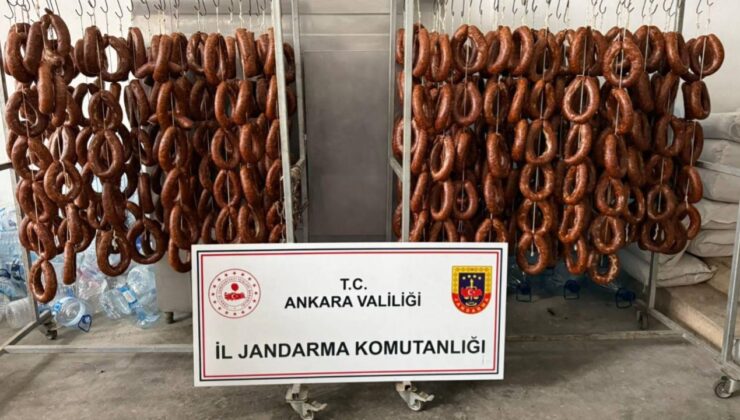 Ankara’da yaklaşık 9,7 milyon liralık kayıt dışı gıda ürünü ele geçirildi