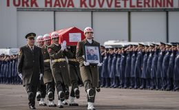 Balıkesir’de F-16 uçağının kaza kırıma uğraması sonucu şehit olan pilot son yolculuğuna uğurlandı