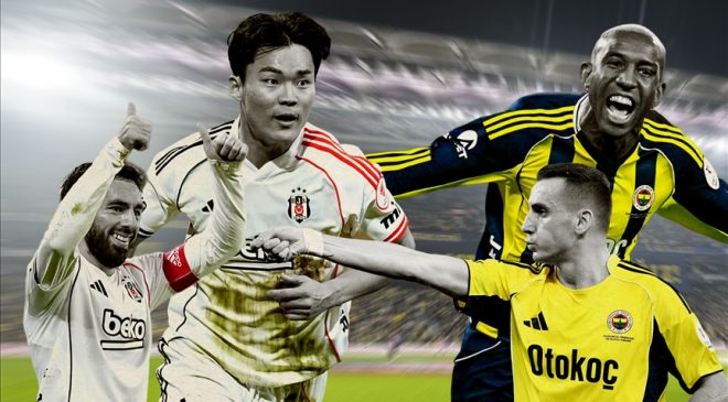 Fenerbahçe-Beşiktaş derbisinde gözler yıldız golcülerde