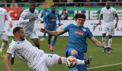Çaykur Rizespor’dan evinde 3 gollü galibiyet