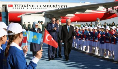 Cumhurbaşkanı Erdoğan Kazakistan’da