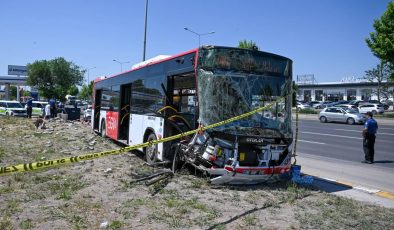 Ankara’da EGO otobüsü kaza yaptı: 1 ölü, 9 yaralı