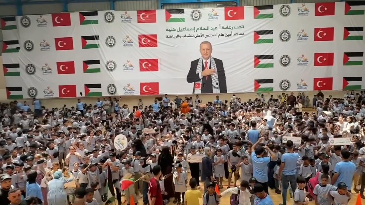 Gazzeli çocuklar Türkiye’nin desteğiyle yaz kamplarında umut buluyor