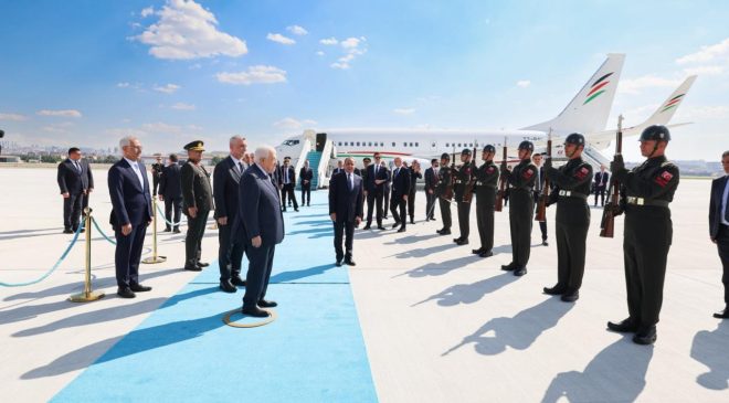 Filistin Devlet Başkanı Abbas Ankara’ya geldi