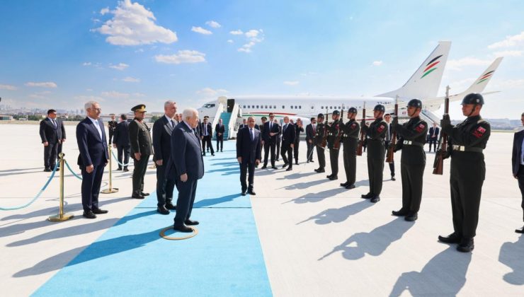 Filistin Devlet Başkanı Abbas Ankara’ya geldi