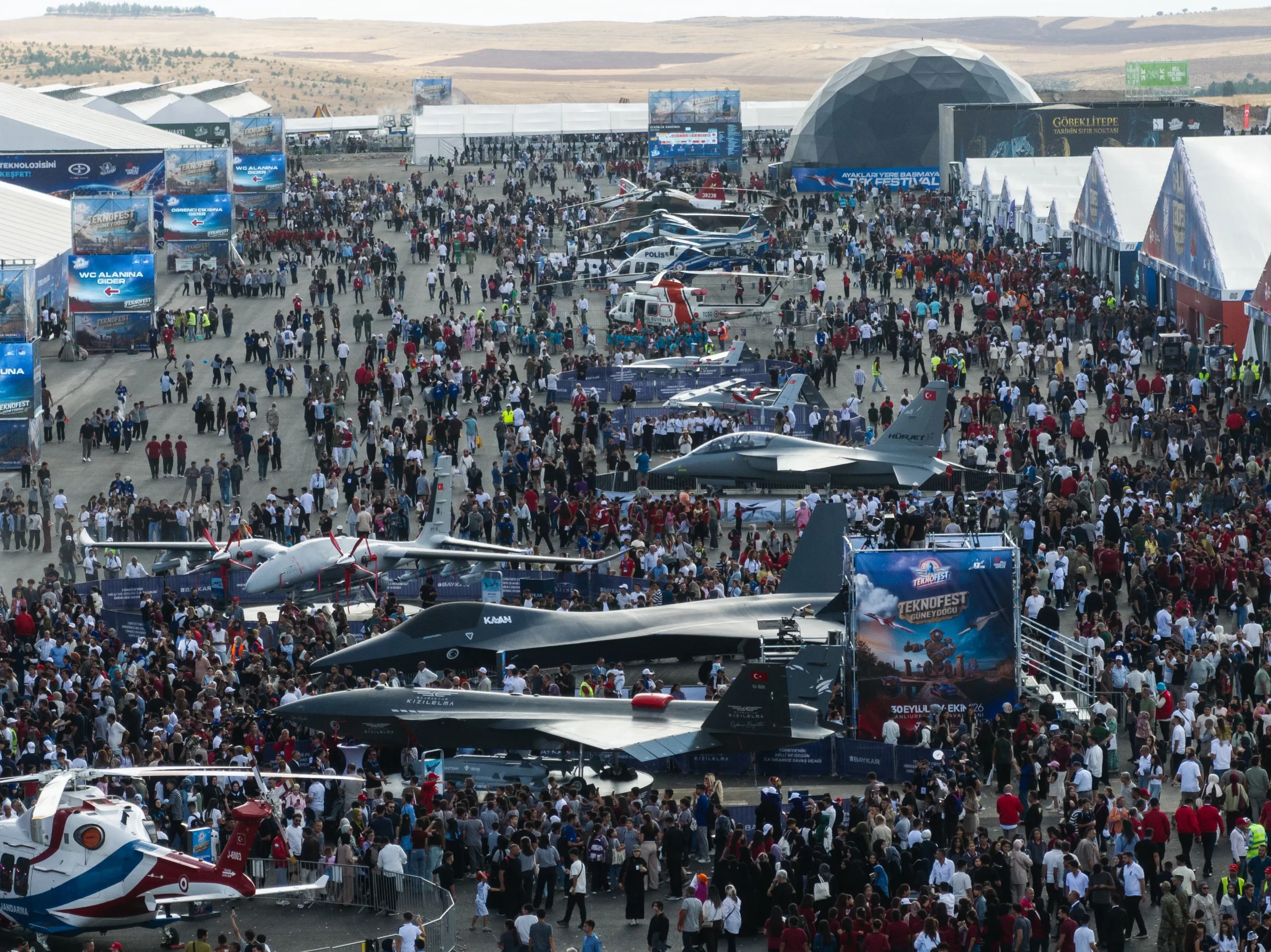 TEKNOFEST Güneydoğu Şanlıurfa’da kapılarını ziyaretçilere açtı