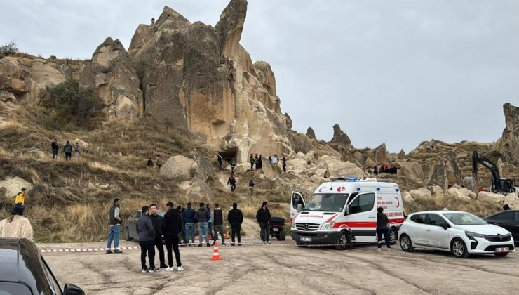 Nevşehir’de peribacası çöktü: 3 ölü