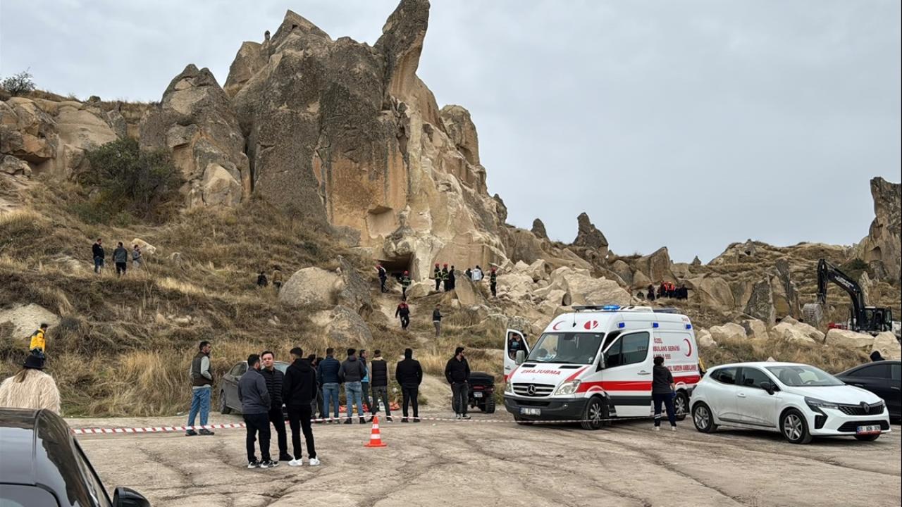 Nevşehir’de peribacası çöktü: 3 ölü